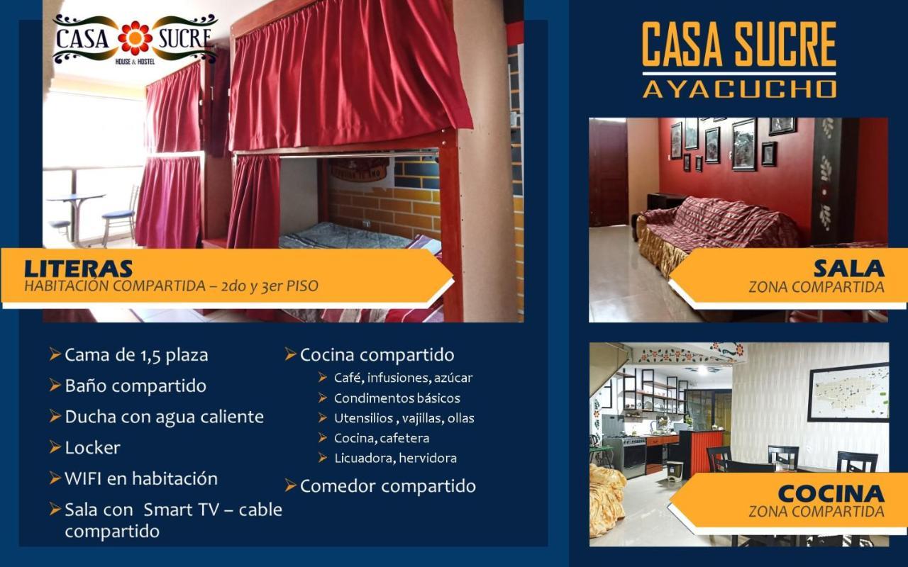 Casa Sucre Hostel Ayacucho Exteriér fotografie